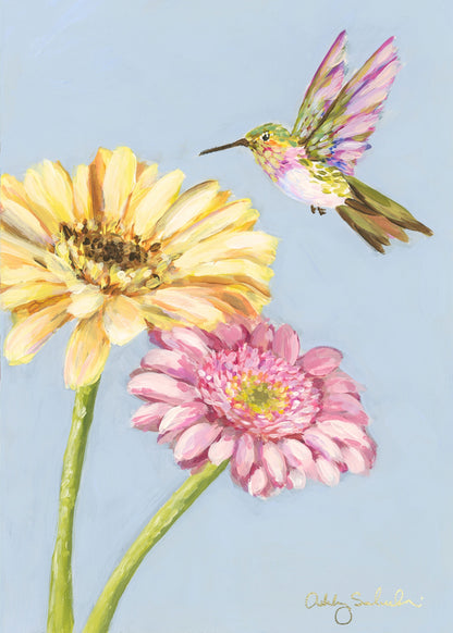"Flutter" Hummingbird Paint Along Kit