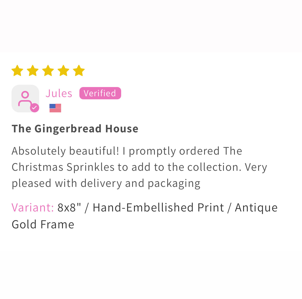 “The Gingerbread House" Framed Surprise Holiday Reveal