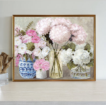 “BLUSH” Framed Canvas Print