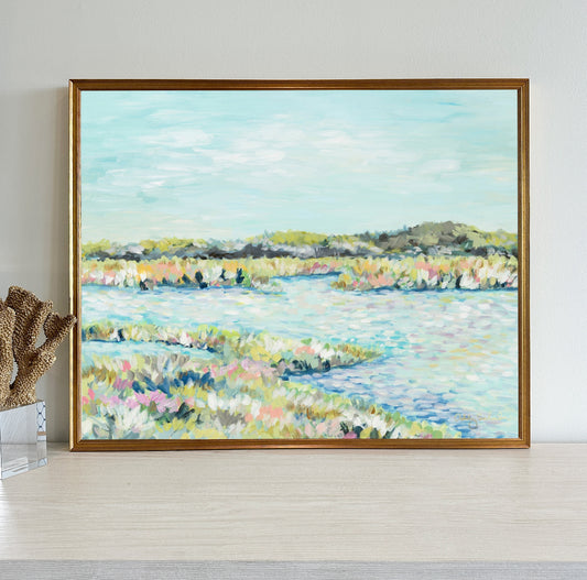 “Rising Tide" Framed Canvas Print