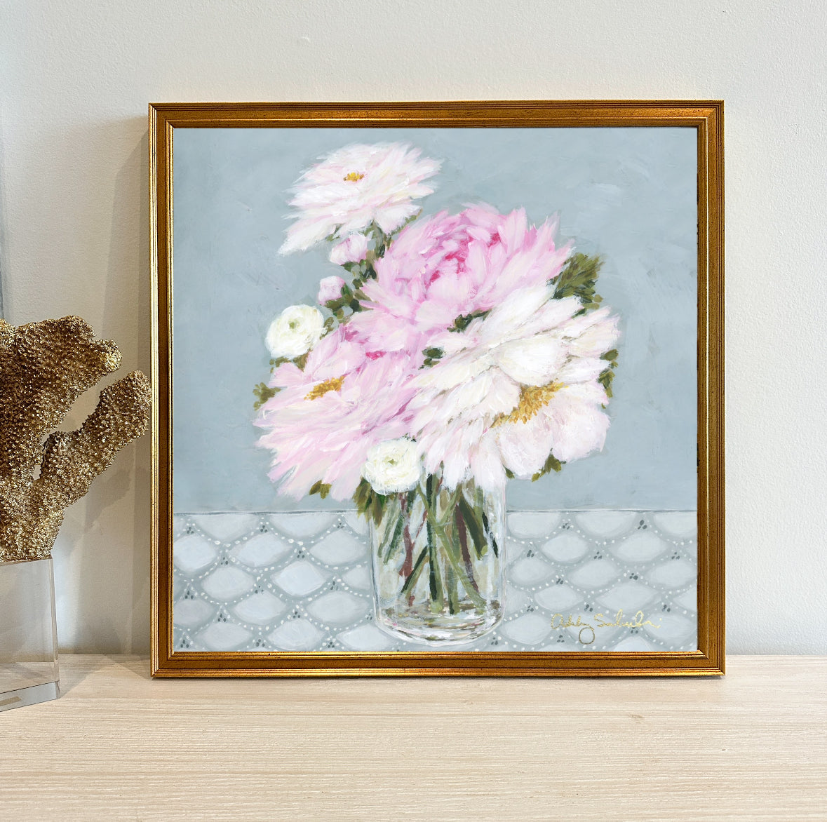 “Flourish” Framed Canvas Print