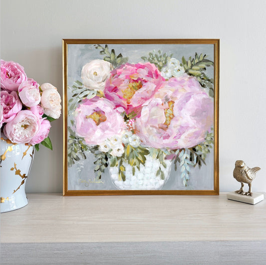 "Blushing Beauty" Signature Canvas Print