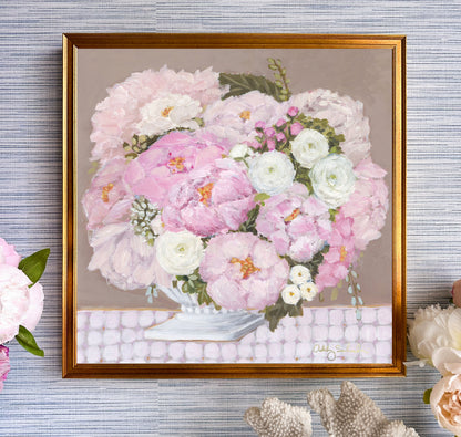 "Elegance" Framed Canvas Print
