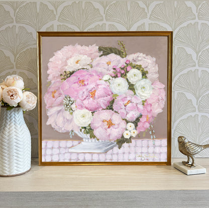 "Elegance" Framed Canvas Print