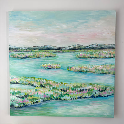 “Teal Waters” Original Acrylic Painting