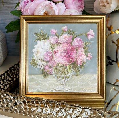 "La Petite Fleur" Framed Canvas Print (New)