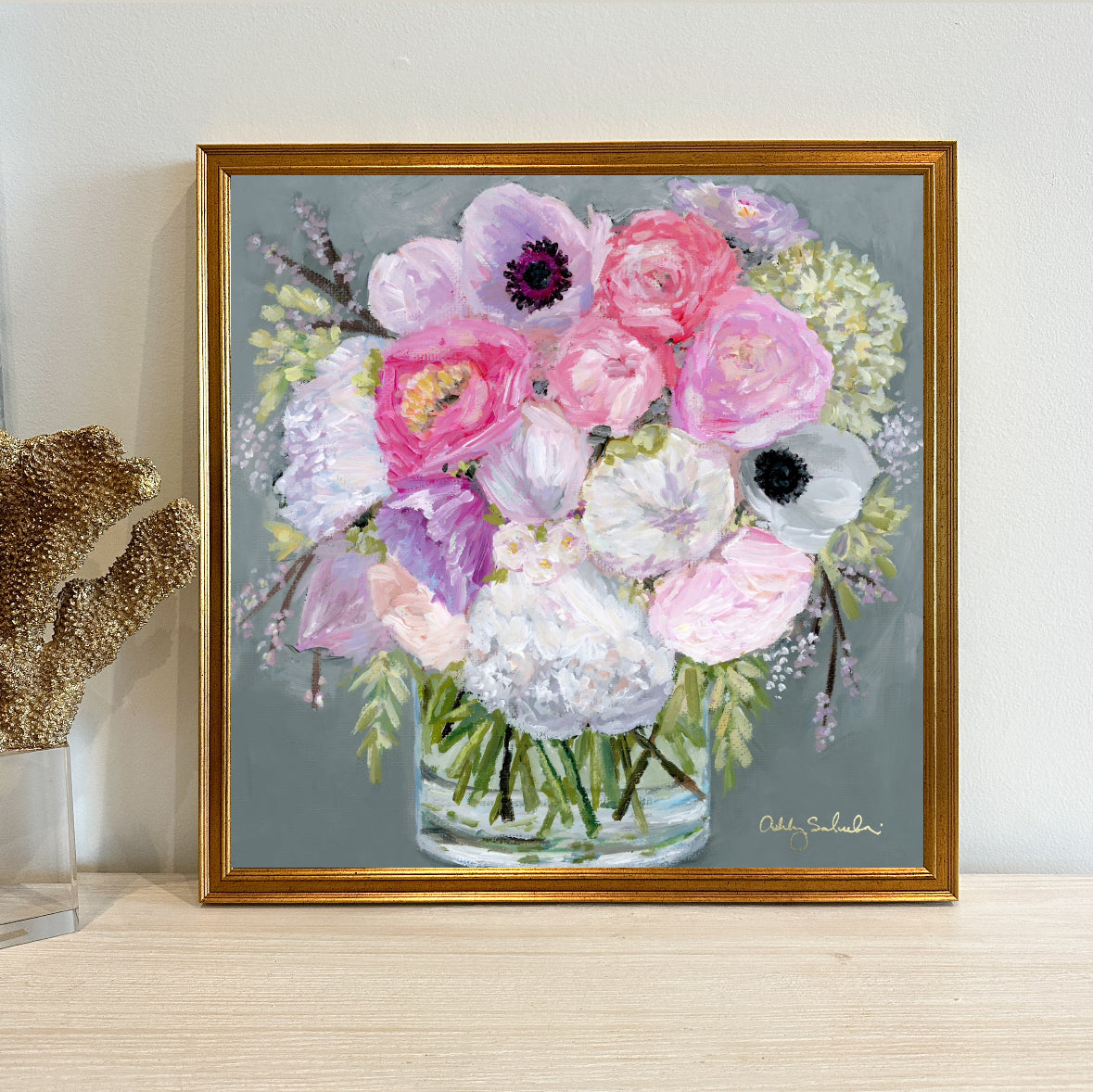 “Lucky” Framed Canvas Print