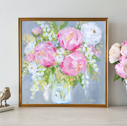 “In Love" 24x24 Framed Canvas Print