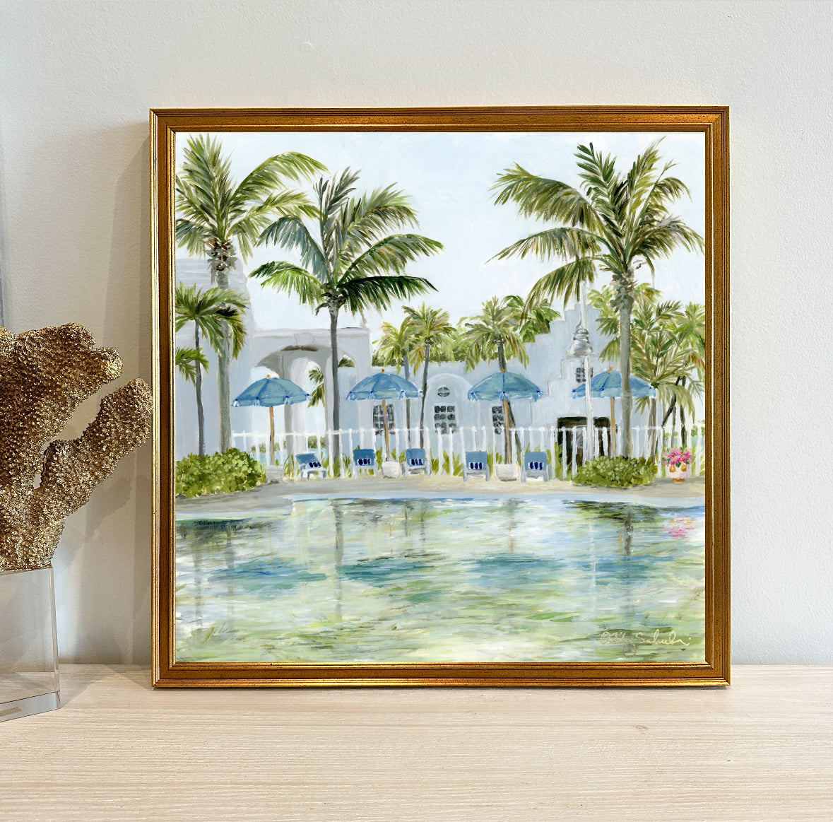 “Paradise” Framed Canvas Print