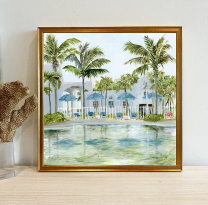 “Paradise” Framed Canvas Print
