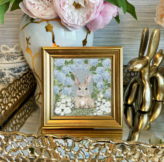 “Hops in the Garden” Framed Canvas Print