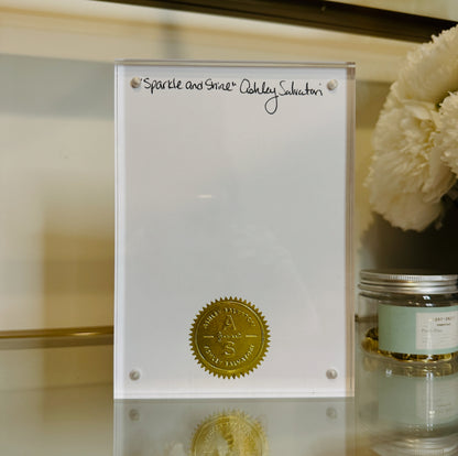 “Sparkle and Shine" Acrylic Framed Print