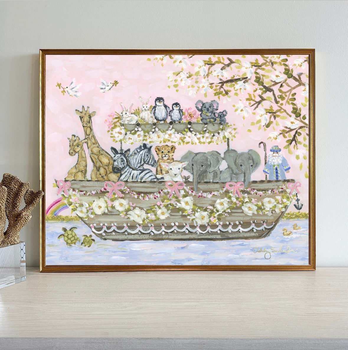 Noah's Ark” Signature Canvas Print – Ashley Salvatori