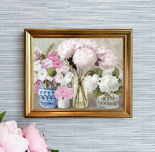 “BLUSH” Framed Canvas Print
