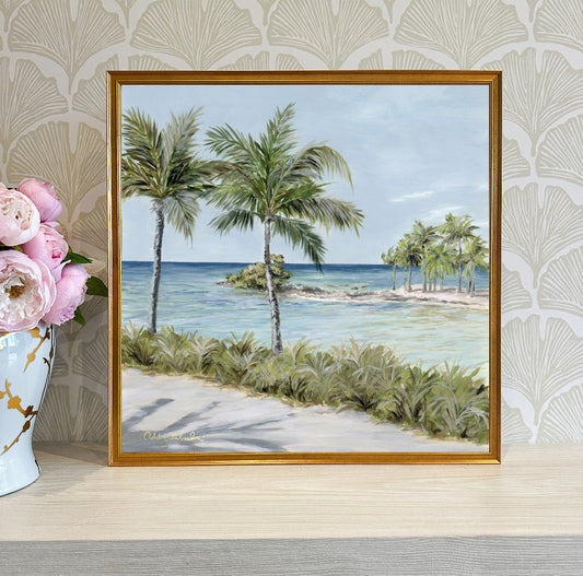 “Tranquility” Framed Canvas Print