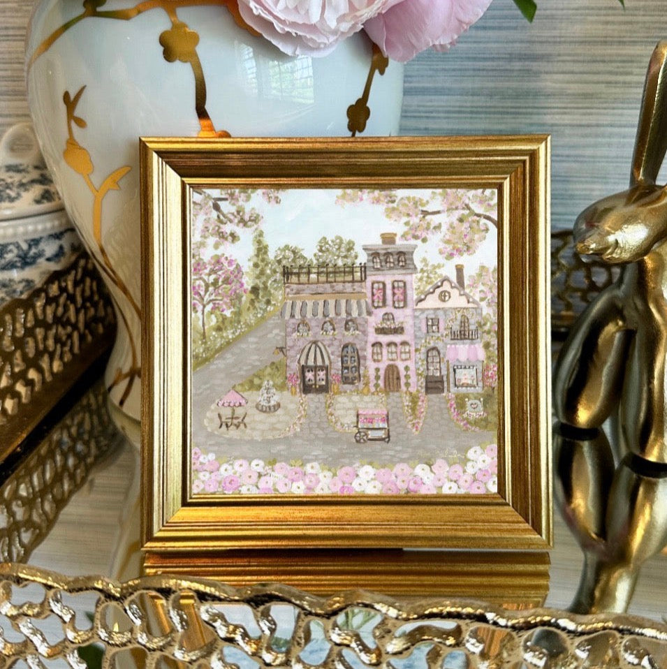 "Sweetheart Village" Signature Canvas Print