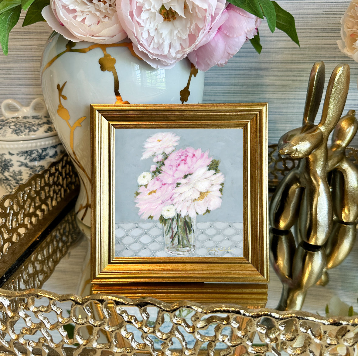 “Flourish” Framed Canvas Print