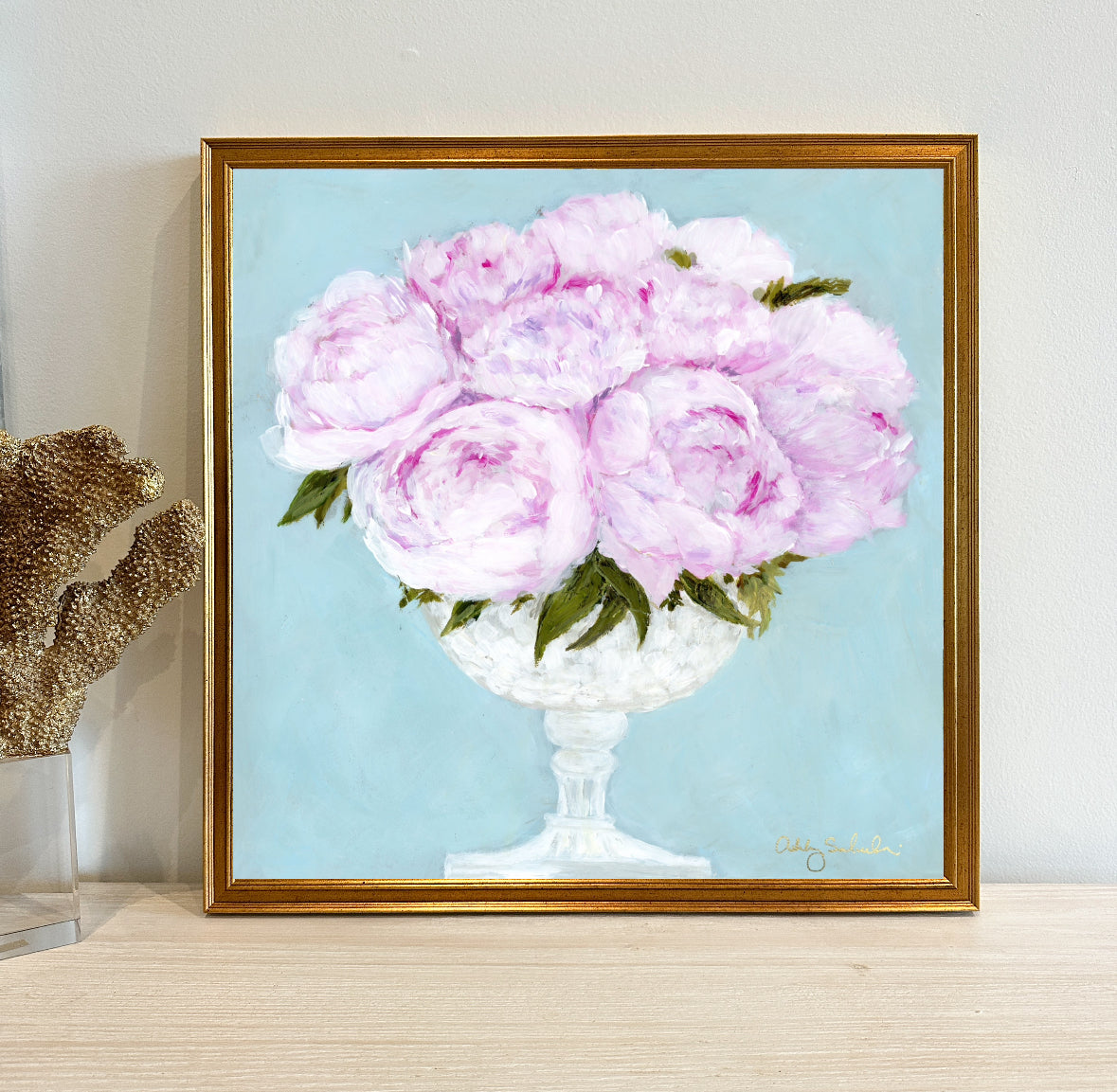 “Sunday Brunch” Framed Canvas Print