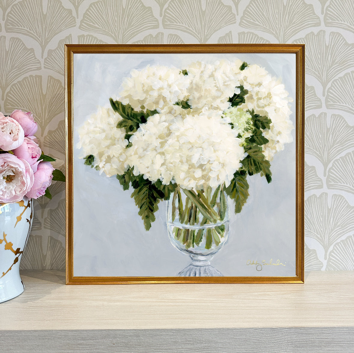 “Coastal Chic” Framed Canvas Print