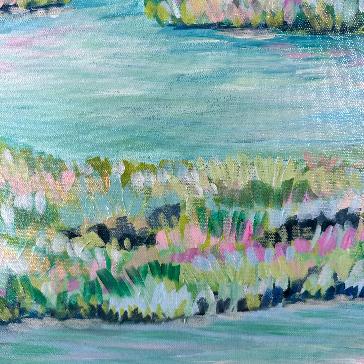 “Teal Waters” Original Acrylic Painting