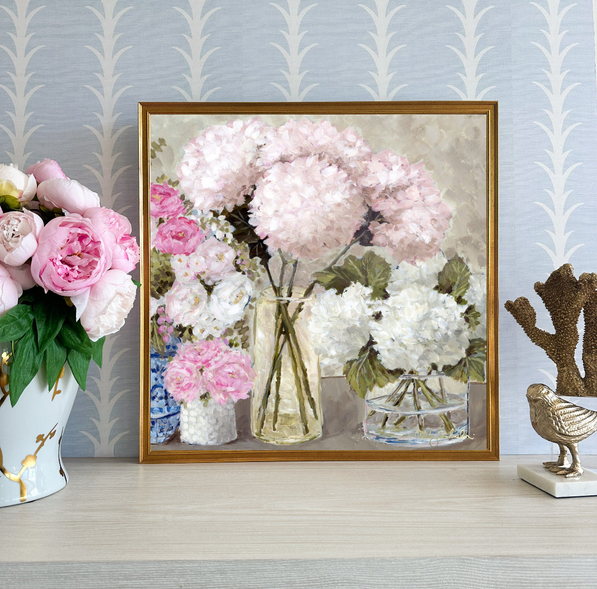 “BLUSH” Framed Canvas Print