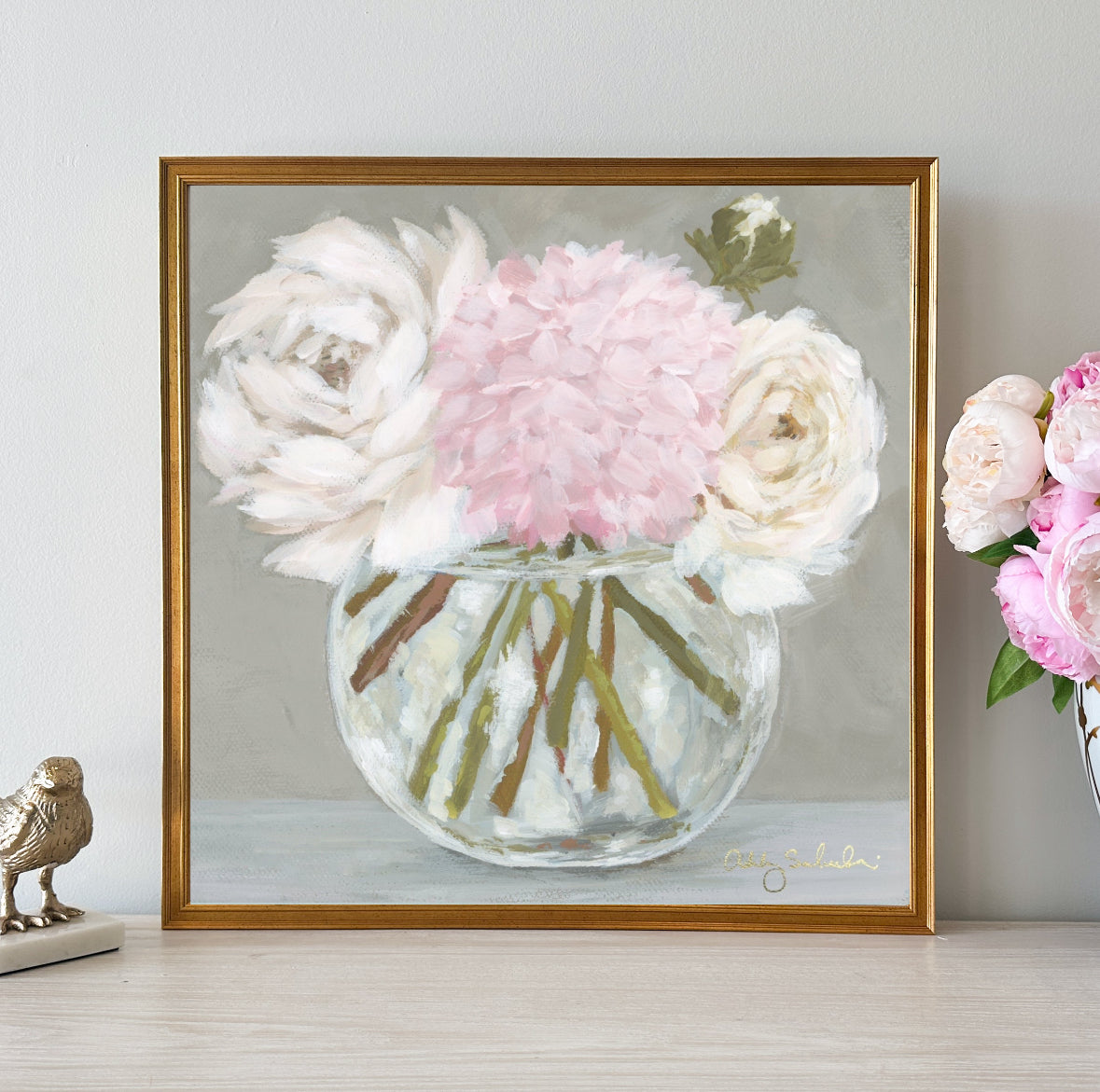 “Cream and Sugar" Framed Canvas Print
