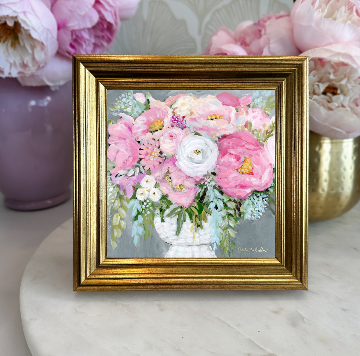 “Bloom" Framed Canvas Print