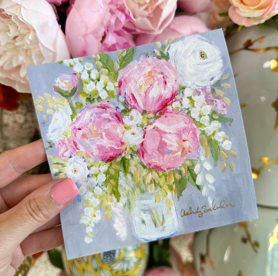 "In Love" Signature Canvas Print