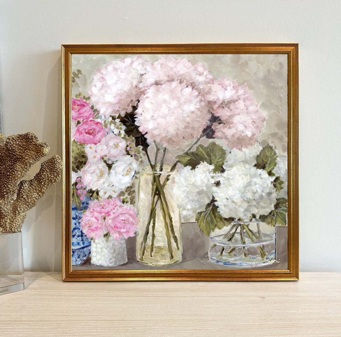 “BLUSH” Framed Canvas Print