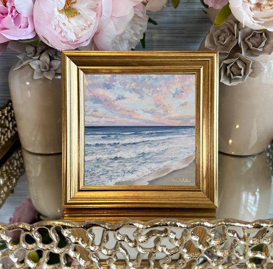 “Graceful Sunset” Framed Canvas Print
