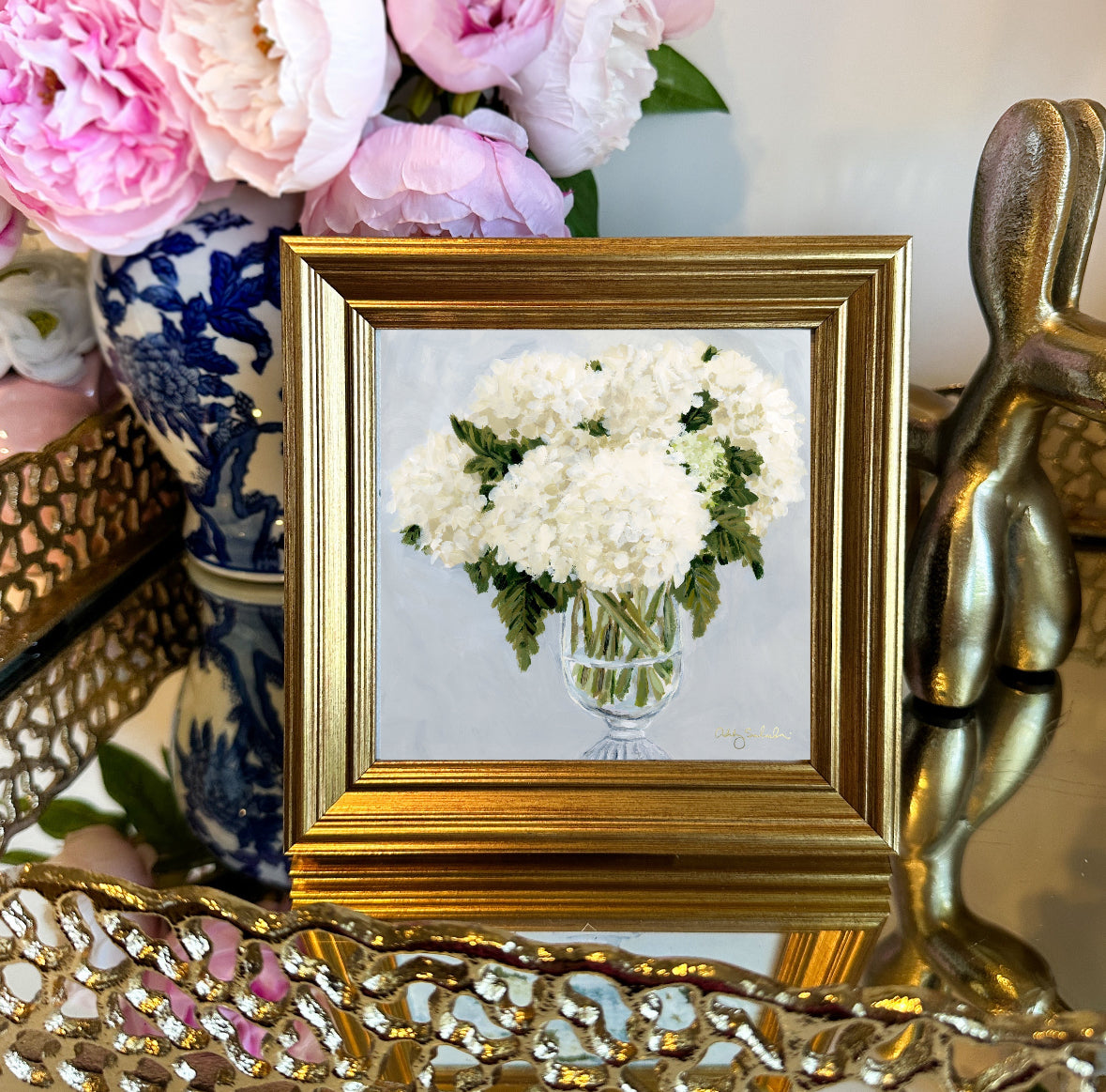 “Coastal Chic” Framed Canvas Print