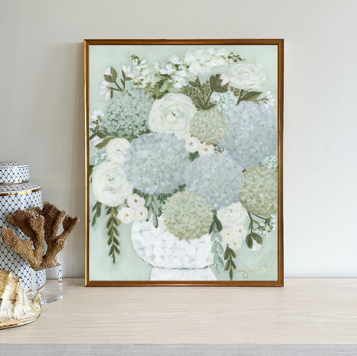 “Southern Charm” Framed Canvas Print
