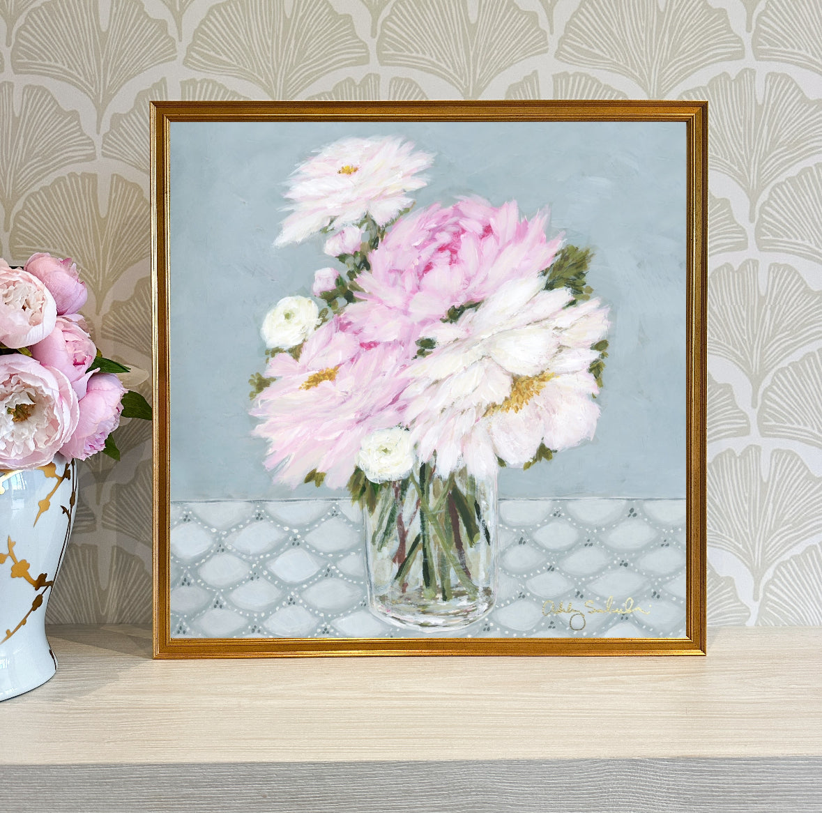 “Flourish” Framed Canvas Print