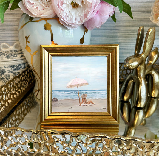 “Vaca Vibes” Framed Canvas Print