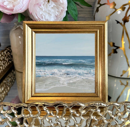 "Beautiful Blue Sea" Signature Canvas Print