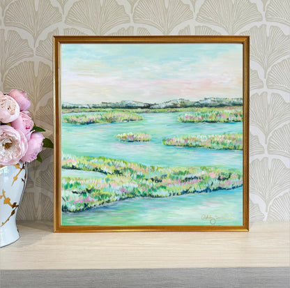 "Teal Waters" Signature Canvas Print