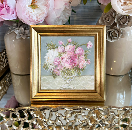 "La Petite Fleur" Framed Canvas Print (New)