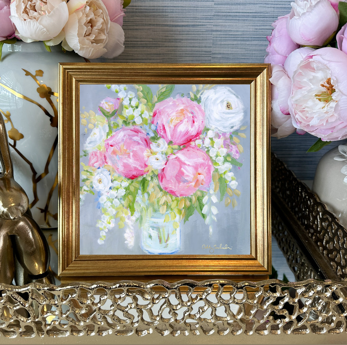 “In Love” Framed Canvas Print