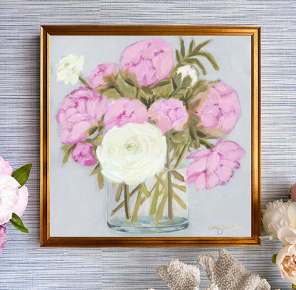 “Sweet Love" Framed Canvas Print