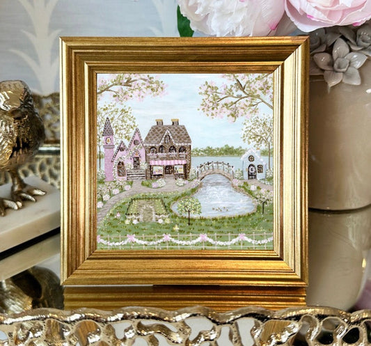 “Cottontail Village" Signature Canvas Print