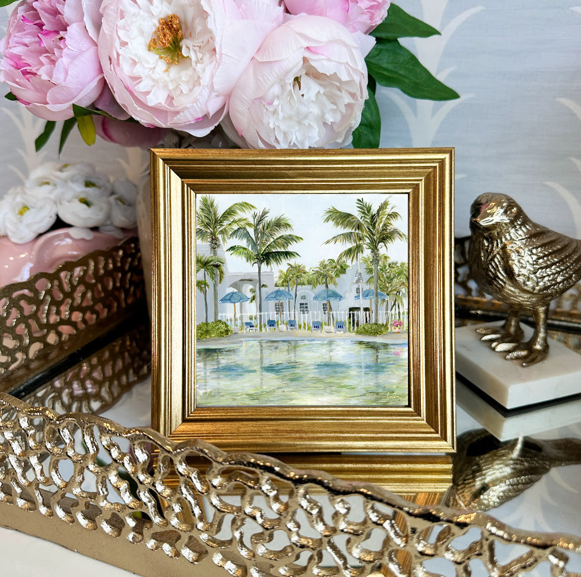 “Paradise” Framed Canvas Print
