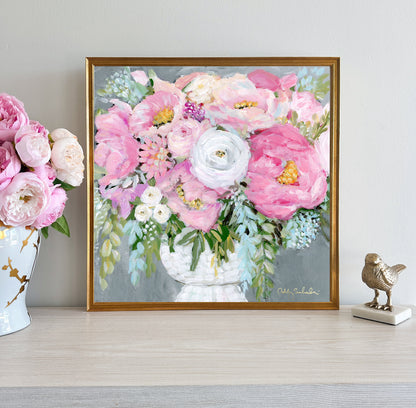 “Bloom" Framed Canvas Print