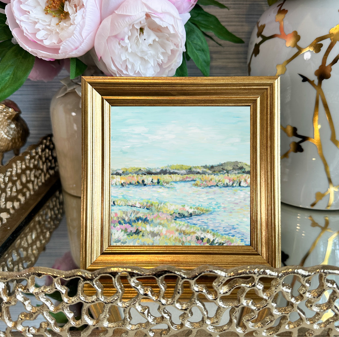 “Rising Tide" Framed Canvas Print
