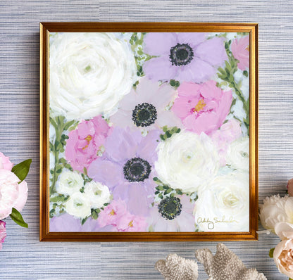 “Secret Garden” Framed Canvas Print