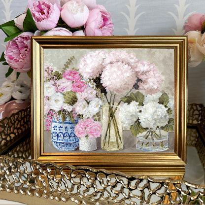 “BLUSH” Framed Canvas Print