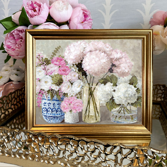 “BLUSH” Framed Canvas Print