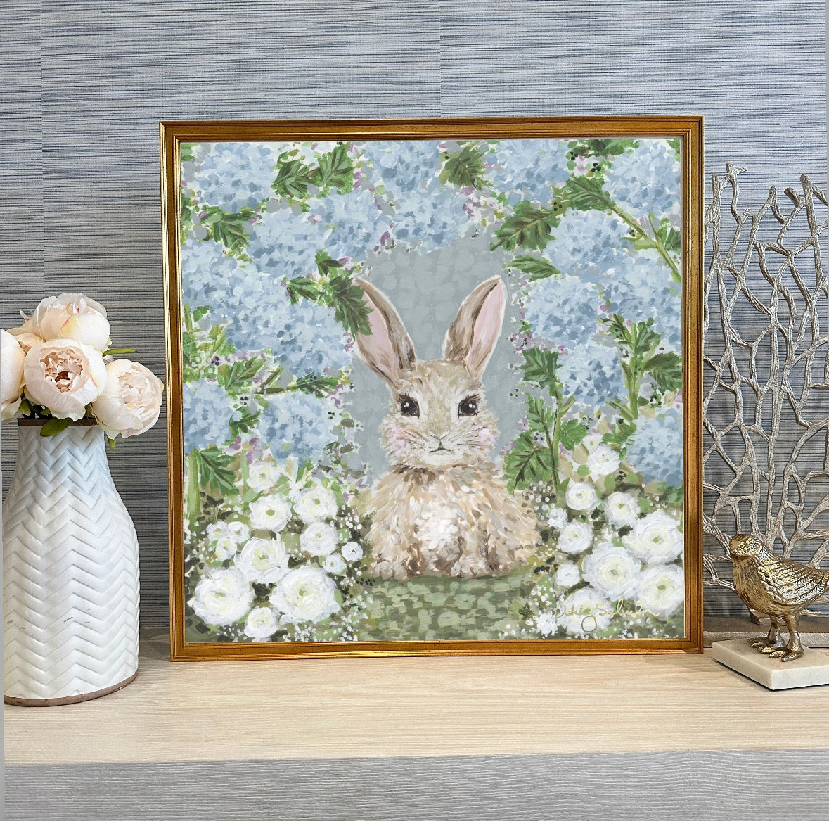"Hops in the Garden" Signature Canvas Print