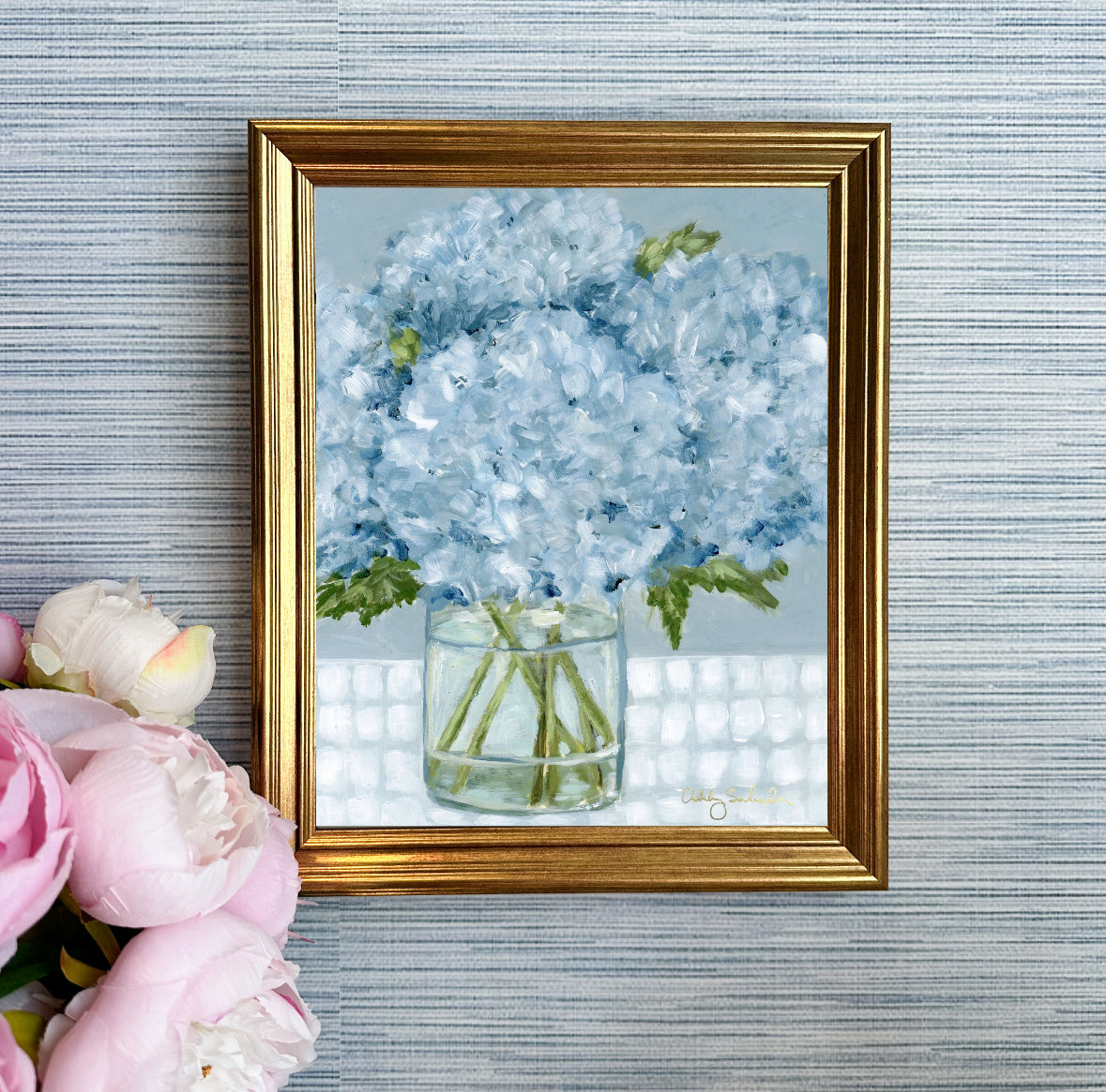 "Grace" Framed Canvas Print
