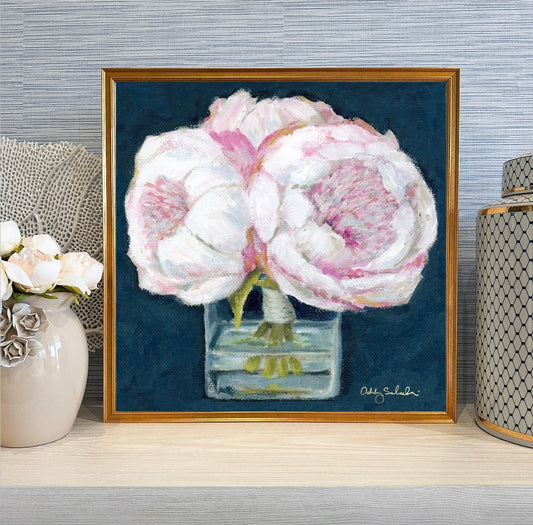 "Pink Peonies" Signature Canvas Print
