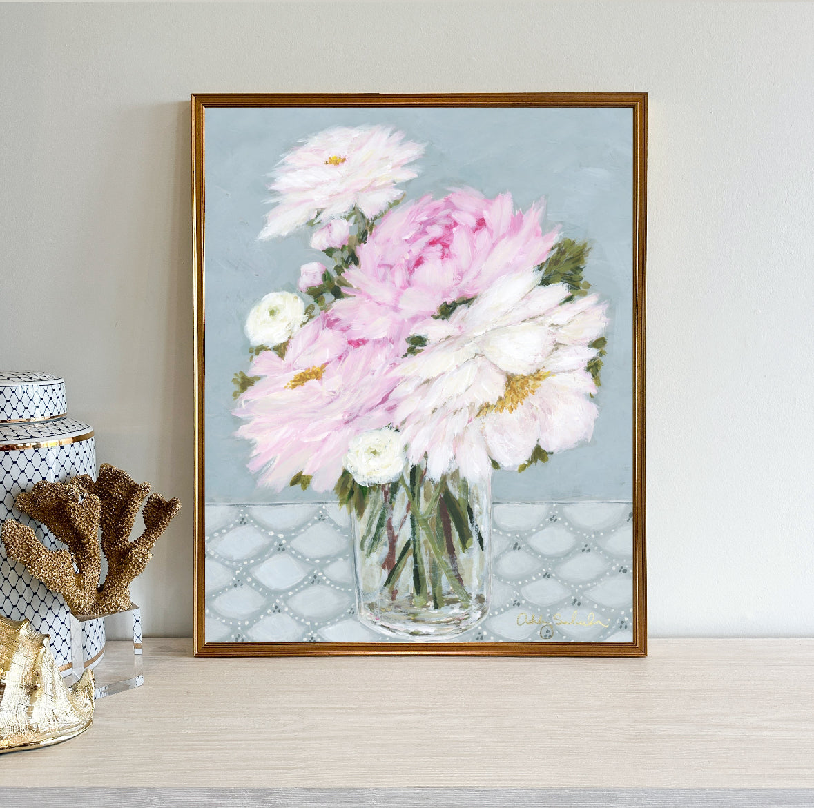 “Flourish” Framed Canvas Print